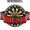 Designa - Dart Pin Badges - 180 Banner