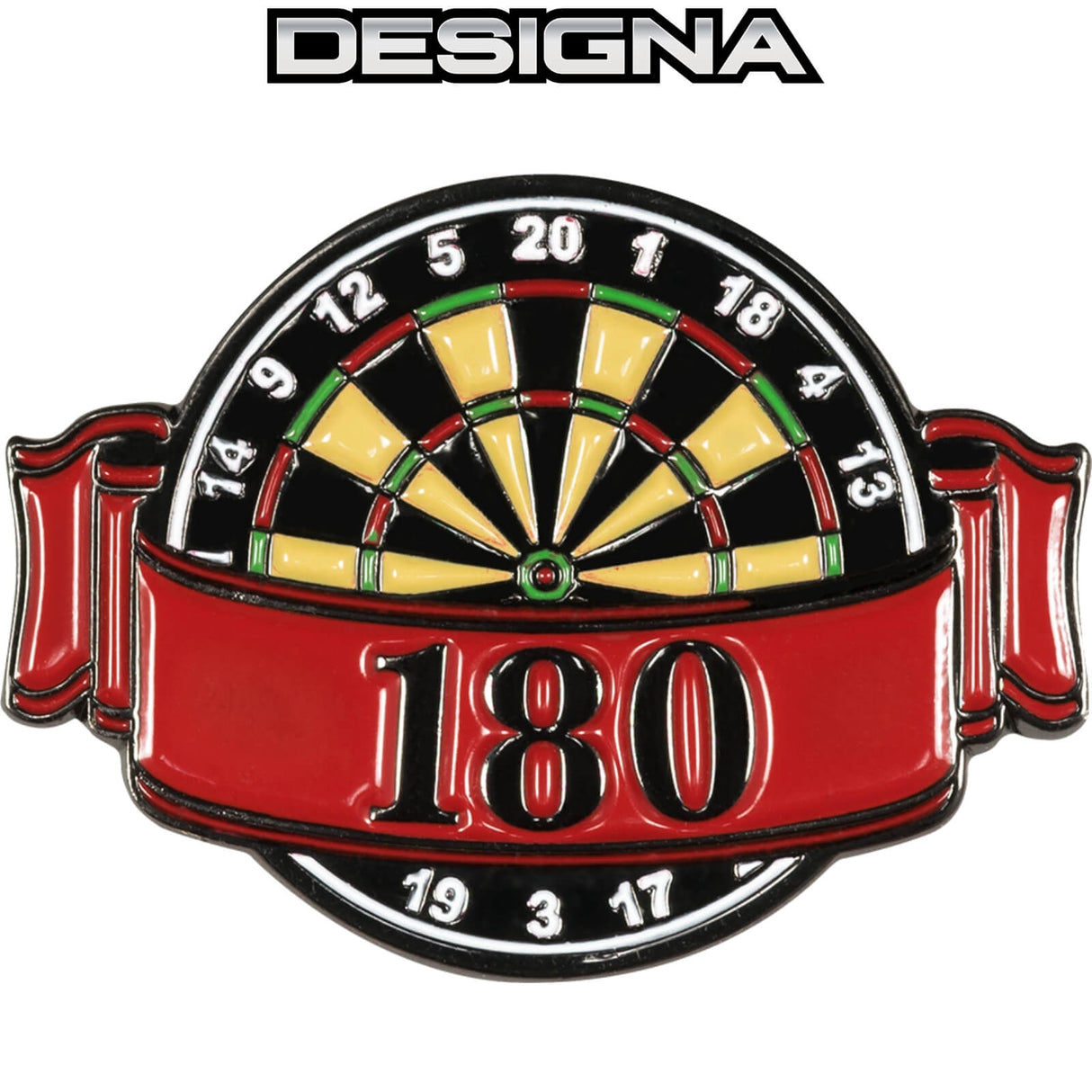 Designa - Dart Pin Badges - 180 Banner