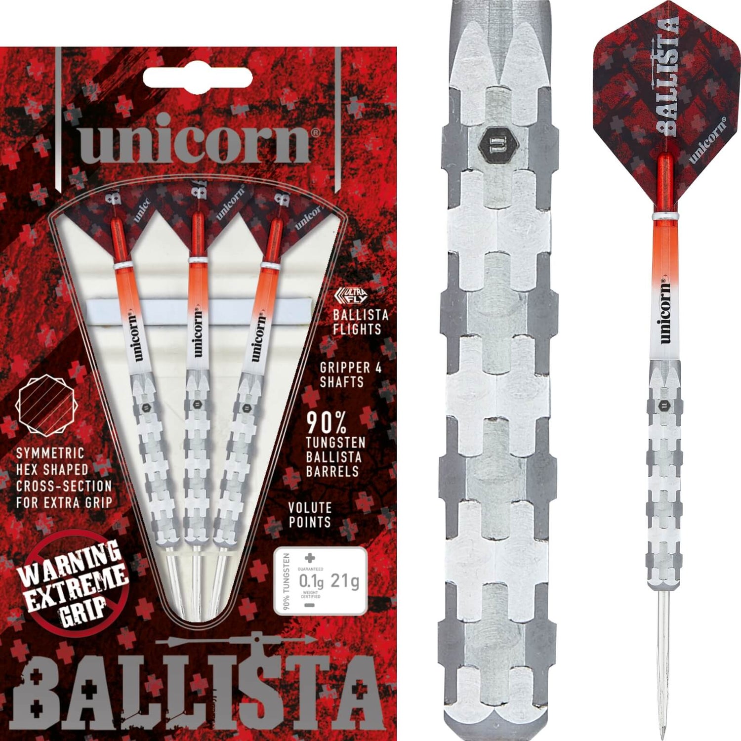 Unicorn - Ballista Style 1 Darts - 90% Tungsten - 21g 23g 25g -