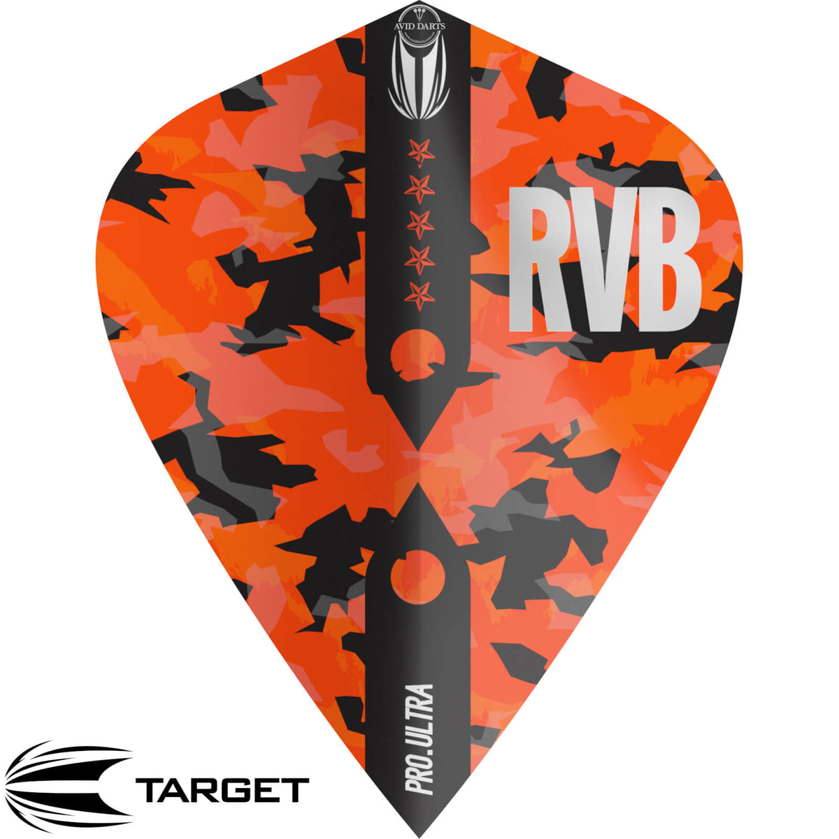 Dart Flights - Target - Raymond Van Barneveld Barney Army - Kite Dart Flights Camo