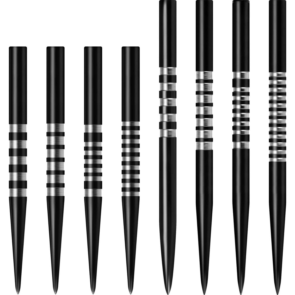 CD - Black Original Grip Dart Points - 32mm 38mm -