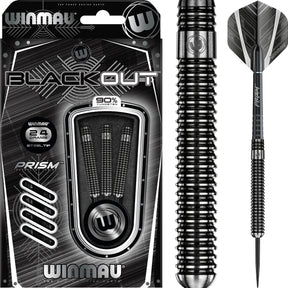 Winmau - Blackout Darts - 90% Tungsten - 21g 22g 23g 24g 25g 26g 28g -
