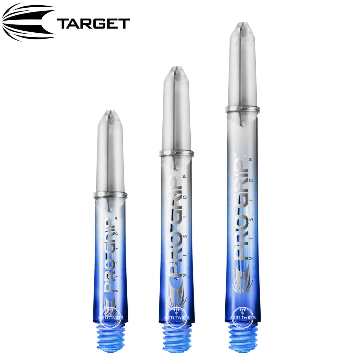 Dart Shafts - Target - Pro Grip Vision Nylon Dart Shafts Short (34mm) / Blue