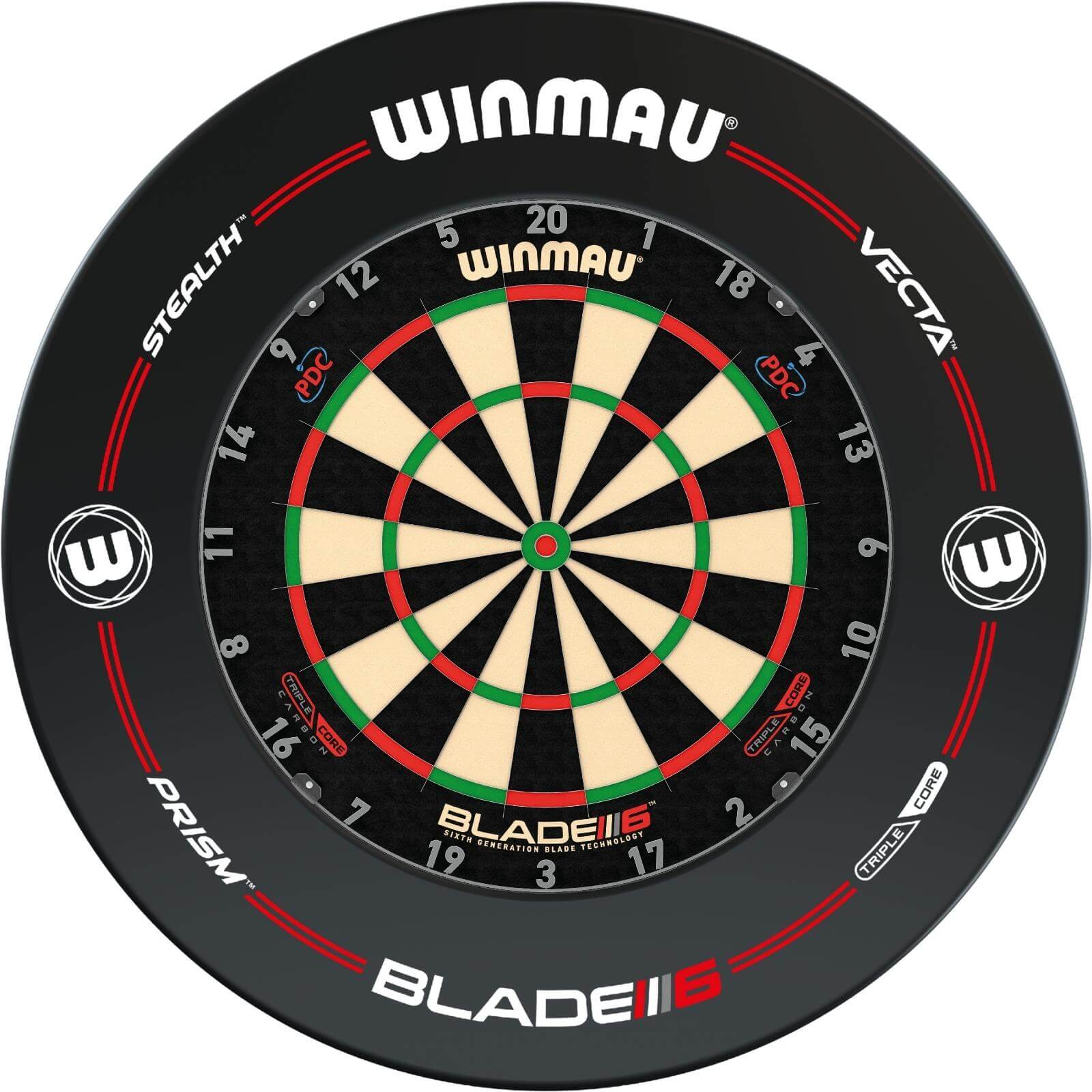 Winmau Blade 6 Triple Core Dartboard & Surround Package For Sale - Avid  Darts