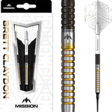 Mission - Brett Claydon Darts - Soft Tip - 90% Tungsten - 21g -