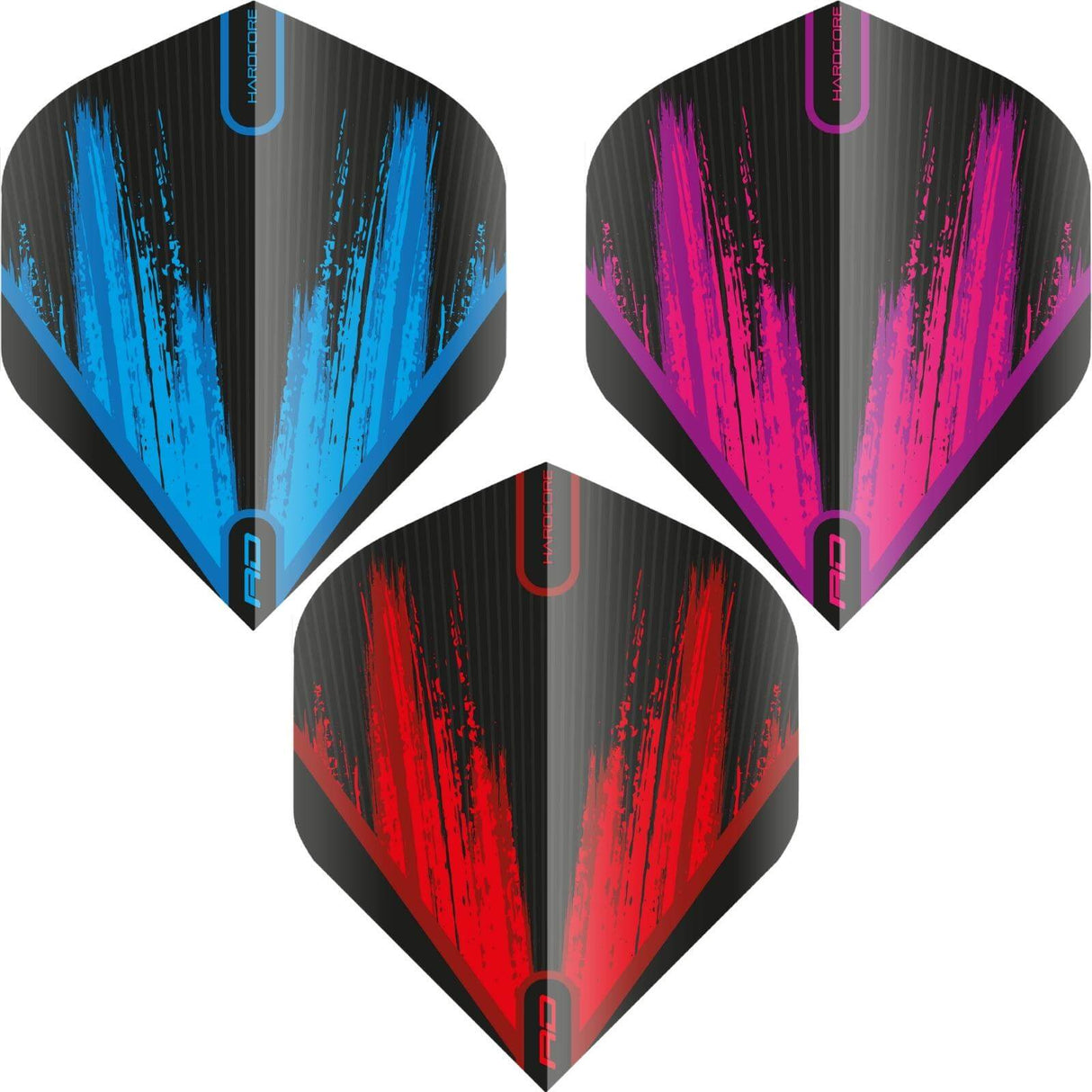 Red Dragon - Hardcore Radical Brushed - Big Wing Dart Flights -