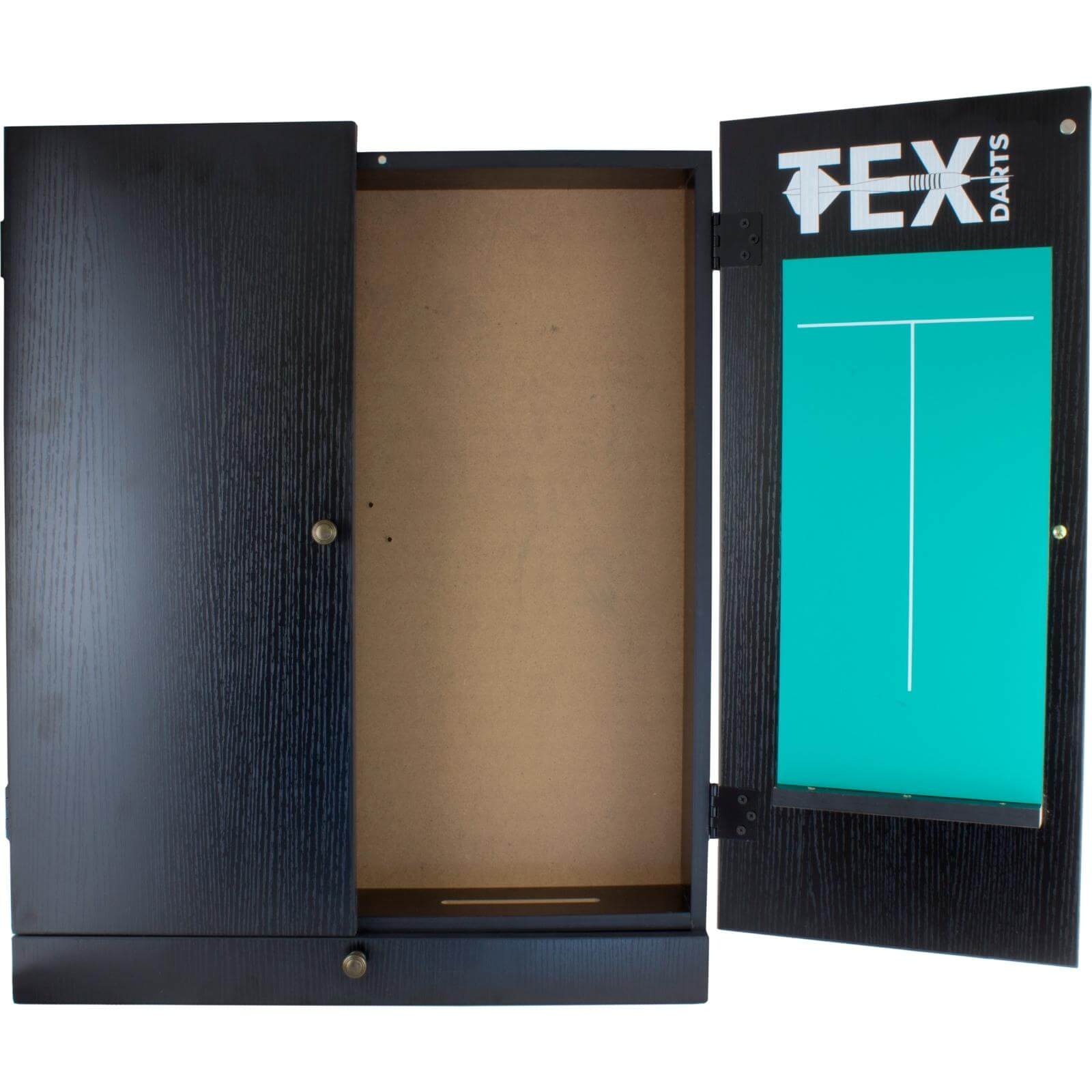 Dartboard Accessories - Tex Darts - Dartboard Cabinet - With Accessories Draw 