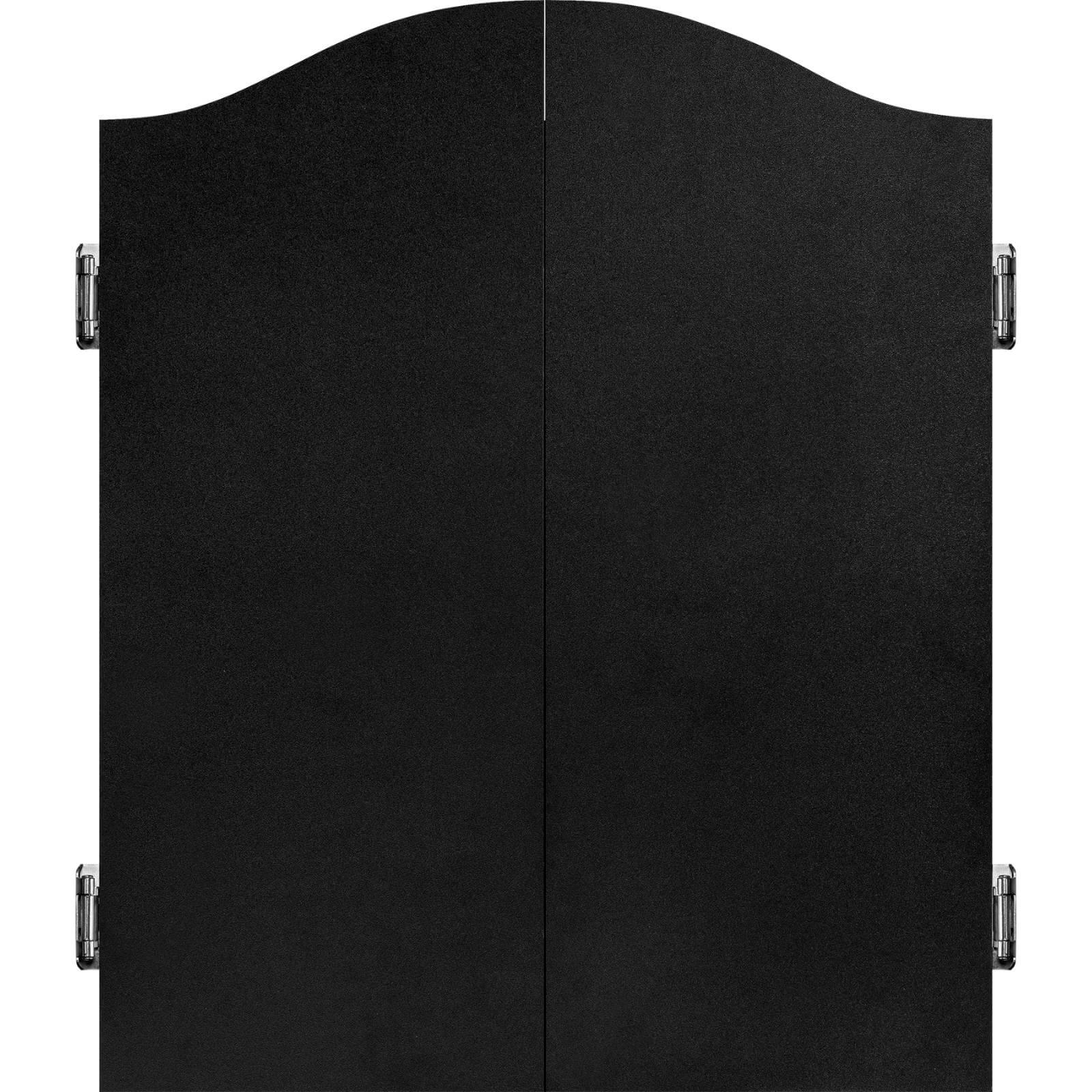 Dartboard Accessories - Mission - Dartboard Cabinet - Deluxe Quality - Plain Black 