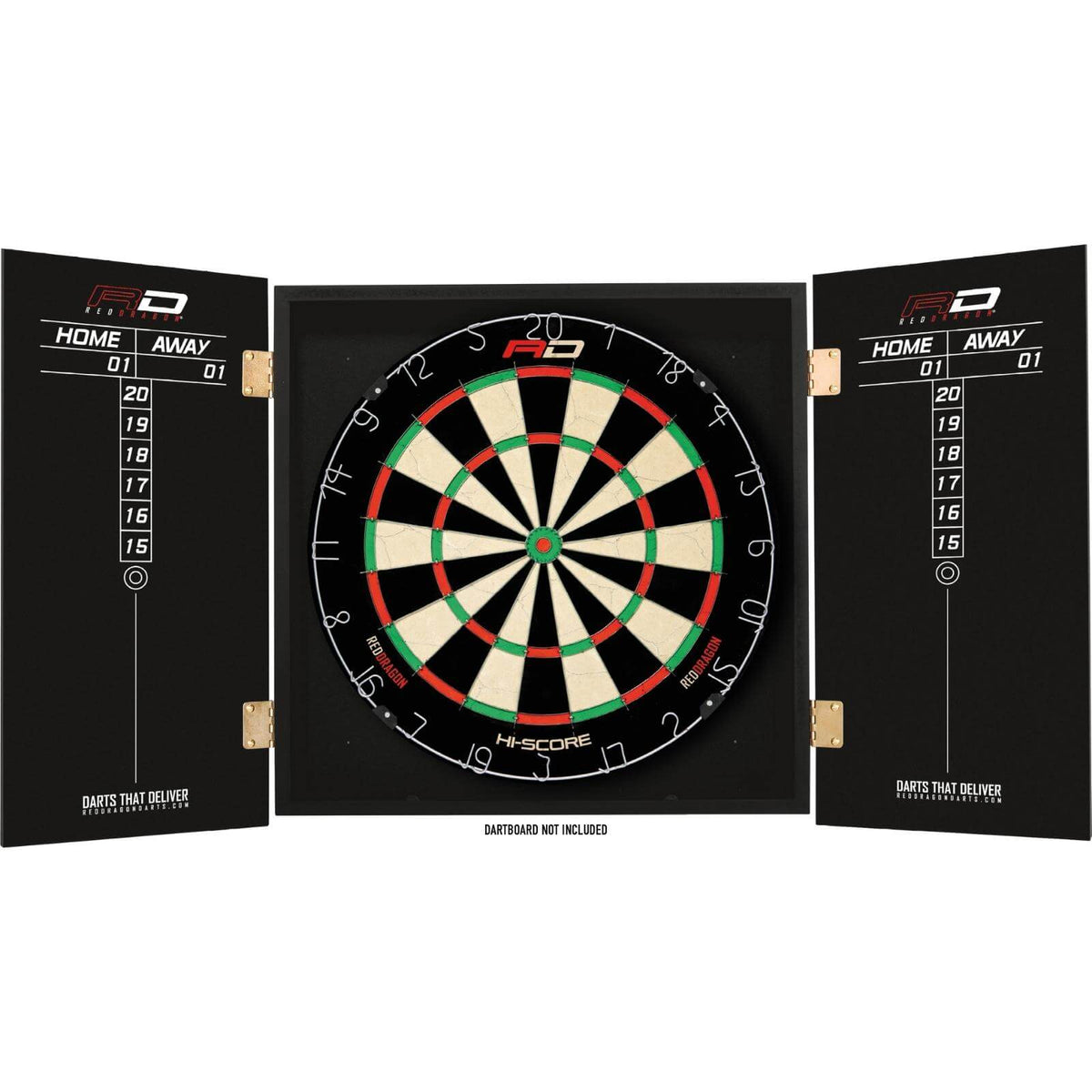 Dartboard Accessories - Red Dragon - Gerwyn Price Dartboard Cabinet 