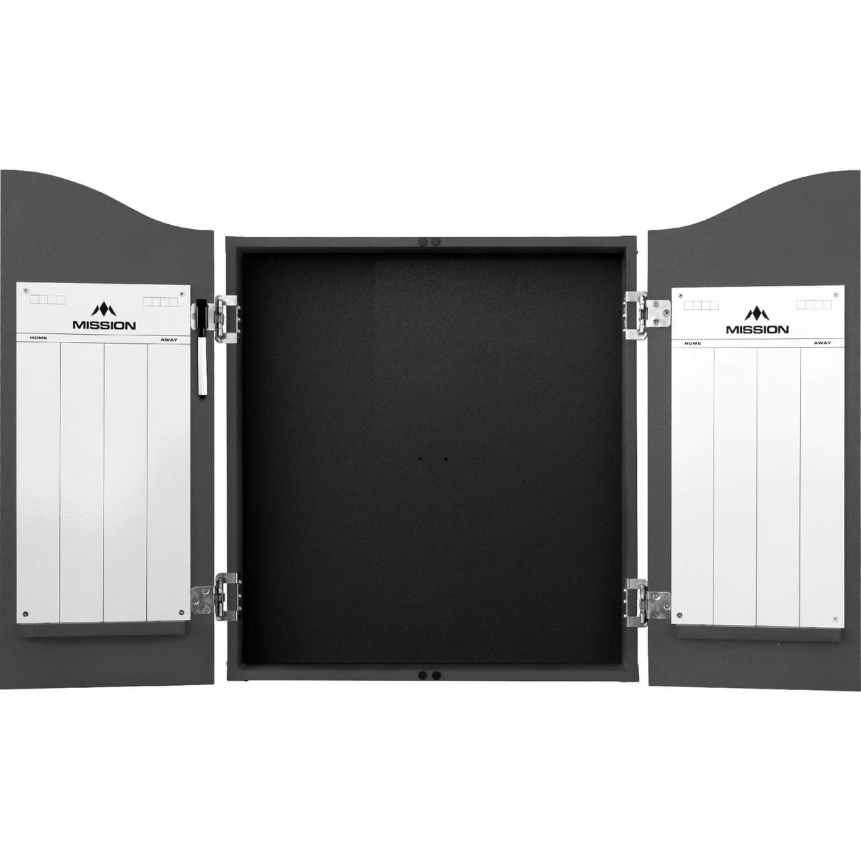 Mission - Dartboard Cabinet - Deluxe Quality - Grey -
