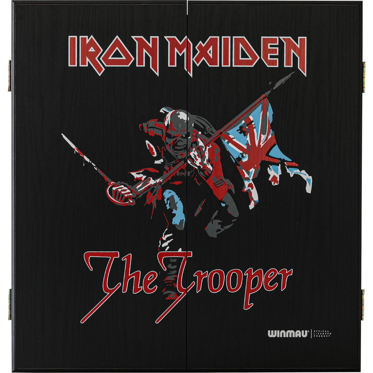Winmau - Blade X Dartboard & Iron Maiden Cabinet Ready to Play Bundle -