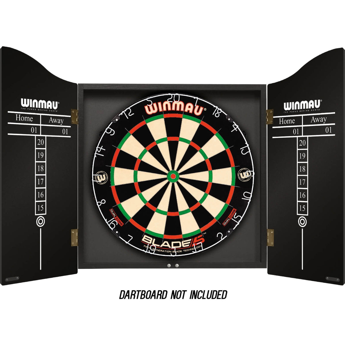 Dartboard Accessories - Winmau - Rosewood Dartboard Cabinet 