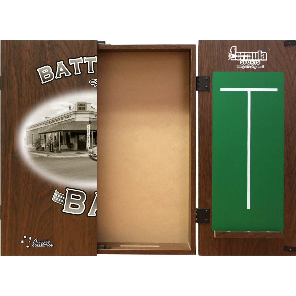 Dartboard Accessories - Formula Sports - Battlers Bar Dartboard Cabinet 