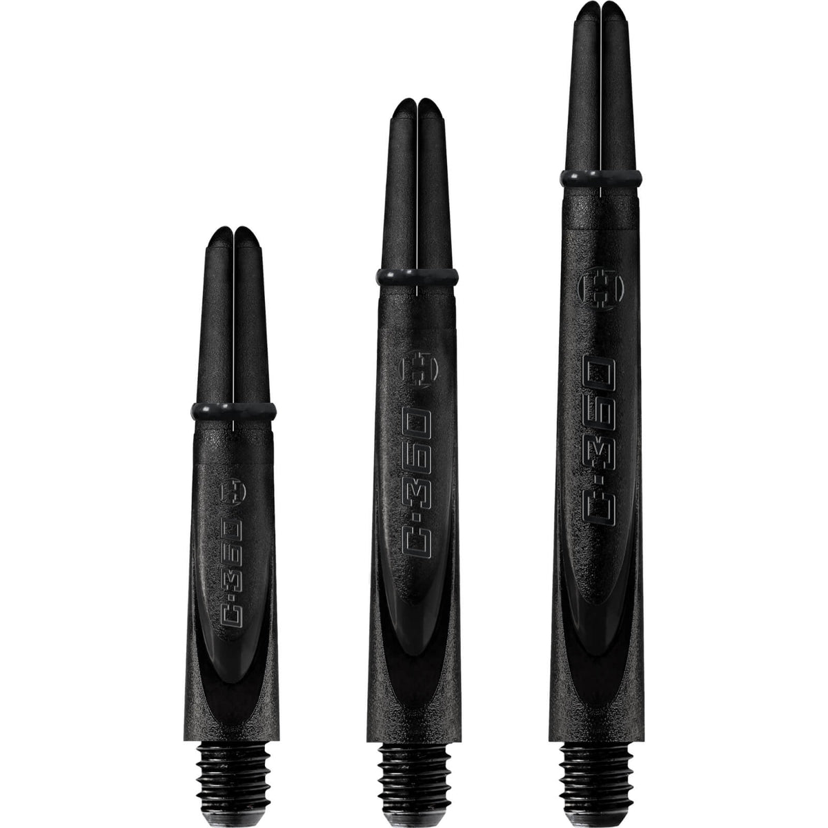 Dart Shafts - Harrows - Carbon 360 Dart Shafts Short (35mm) / Black
