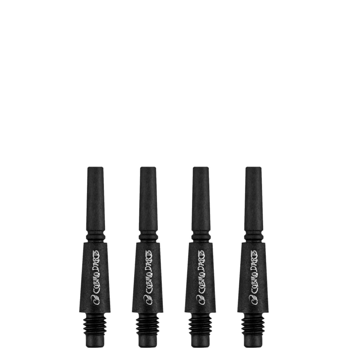 Dart Shafts - Cosmo - Fit Shaft Carbon - Black - Normal - Spinning - Dart Shafts - 4 Pack #1 (13mm)