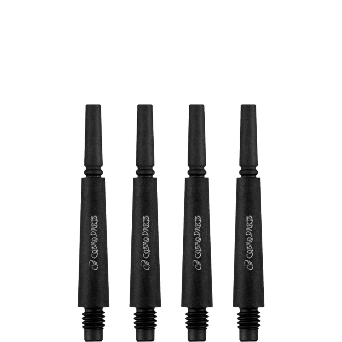 Dart Shafts - Cosmo - Fit Shaft Carbon - Black - Normal - Spinning - Dart Shafts - 4 Pack #3 (24mm)
