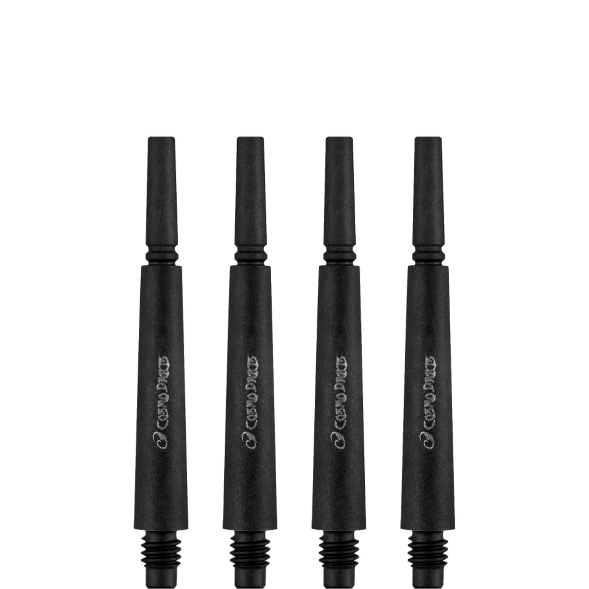 Cosmo - Fit Shaft Carbon - Black - Normal - Spinning - Dart Shafts - 4 Pack - #4 (28.5mm)