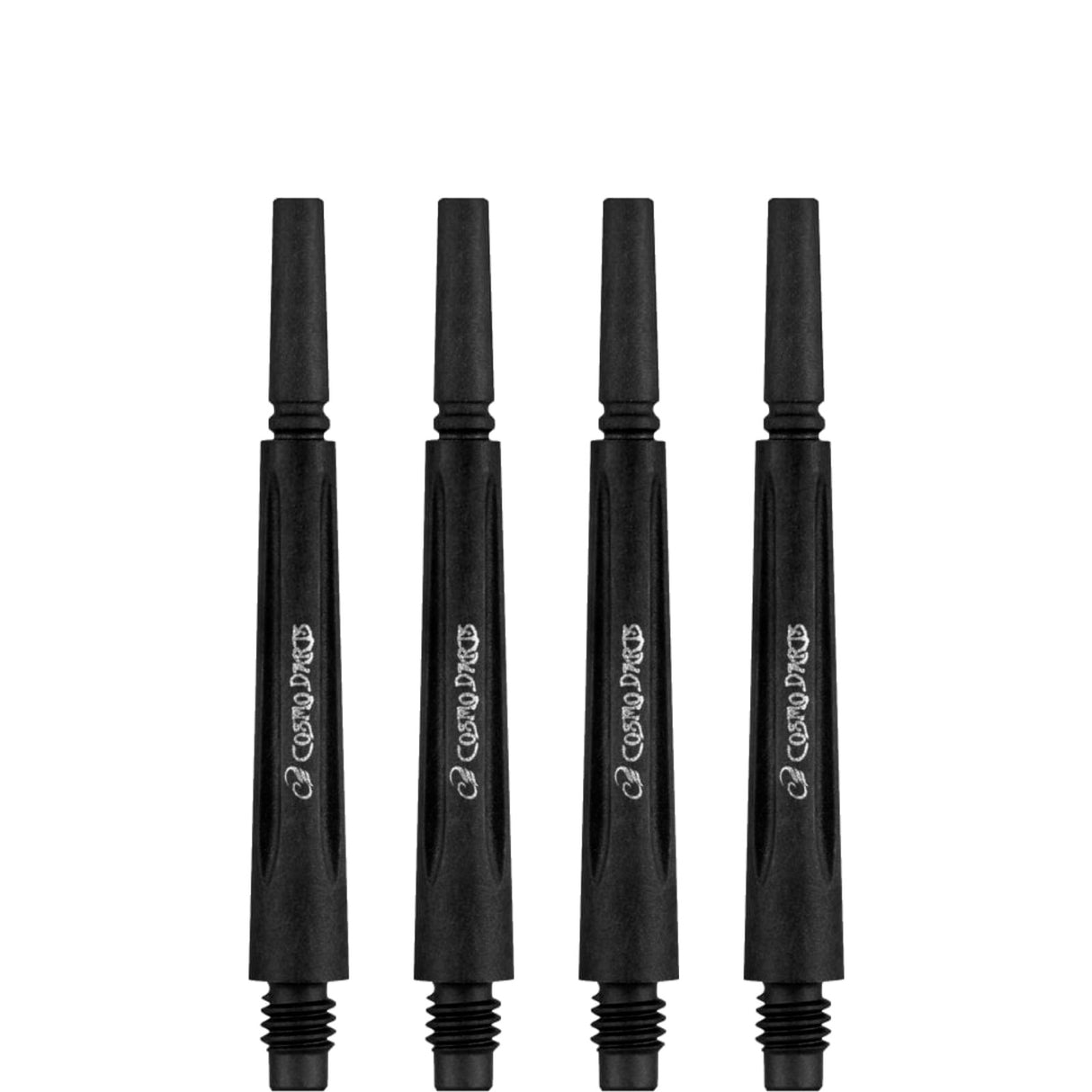 Cosmo - Fit Shaft Carbon - Black - Normal - Spinning - Dart Shafts - 4 Pack - #5 (31mm)