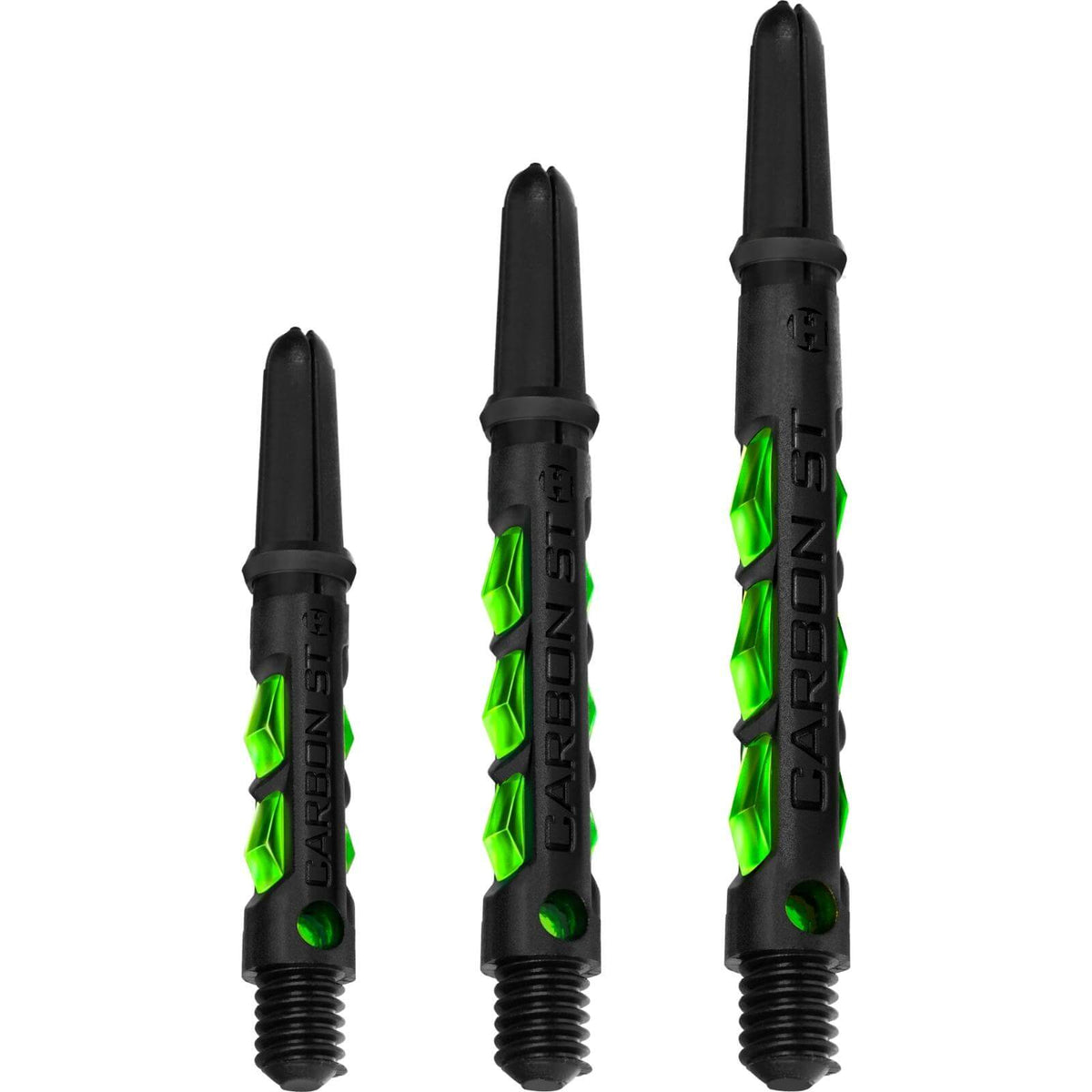 Dart Shafts - Harrows - Carbon ST Dart Shafts Short (33mm) / Green
