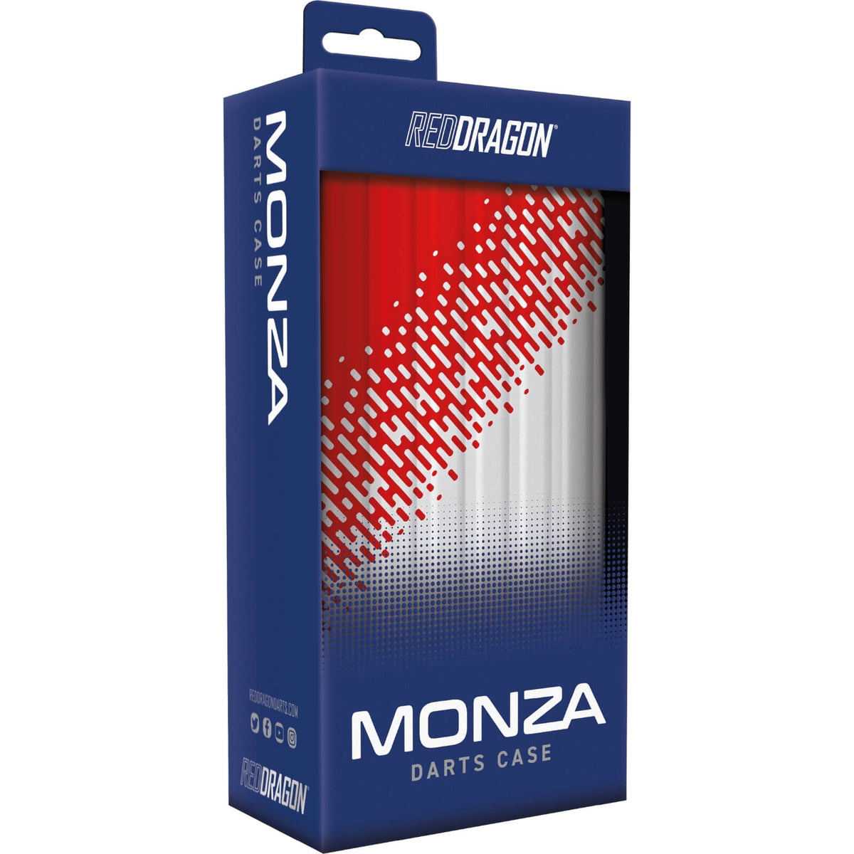 Dart Cases - Red Dragon - Monza Dart Case - Red &amp; White 