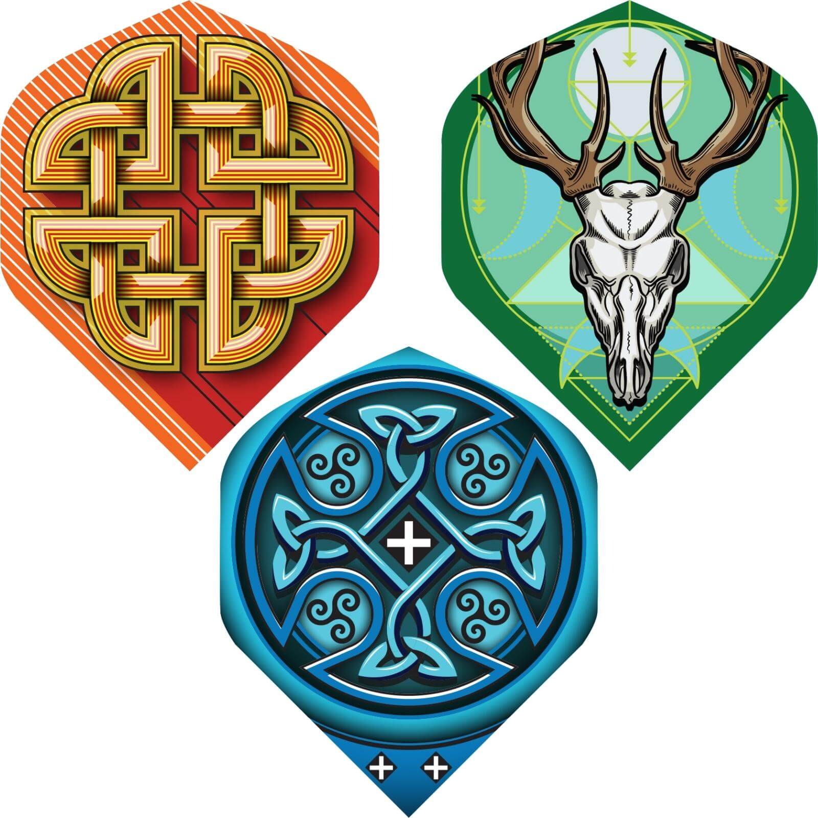 Dart Flights - Shot - Celt - Big Wing Dart Flights 