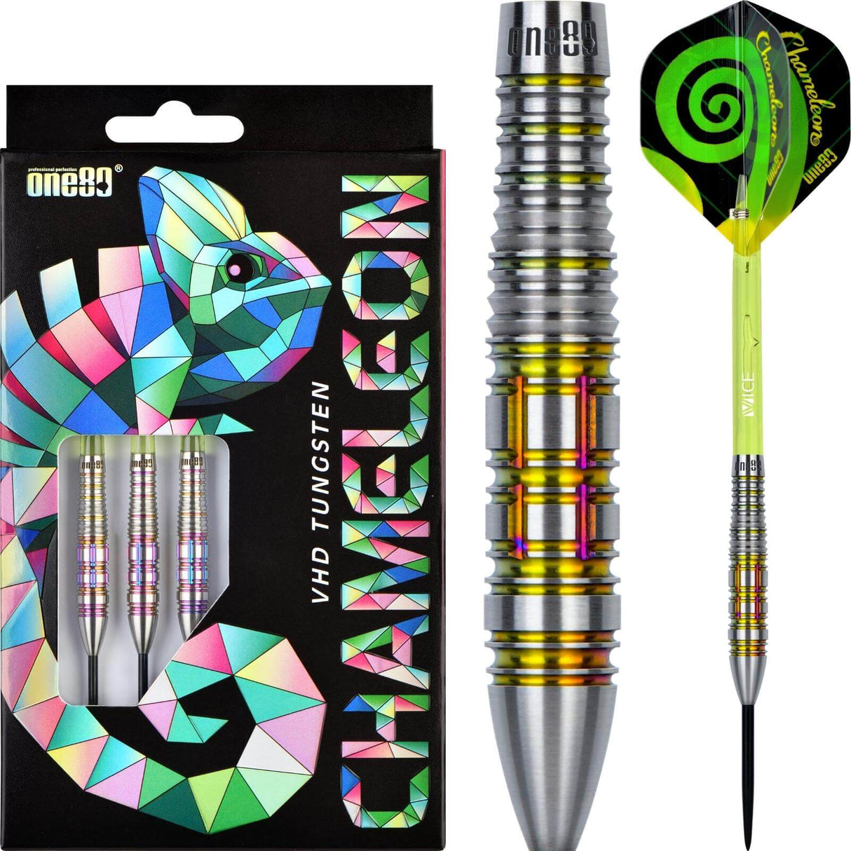One80 - Chameleon Emerald Darts - 90% Tungsten - 22g 24g -
