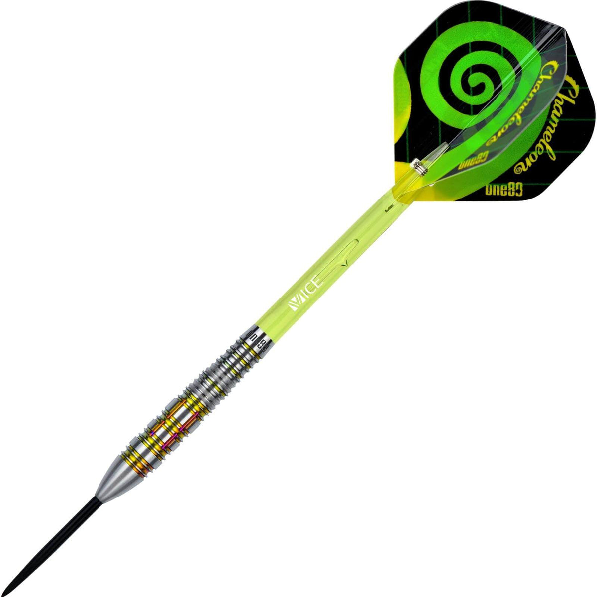 Darts - One80 - Chameleon Emerald Darts - Steel Tip - 90% Tungsten - 22g 24g 