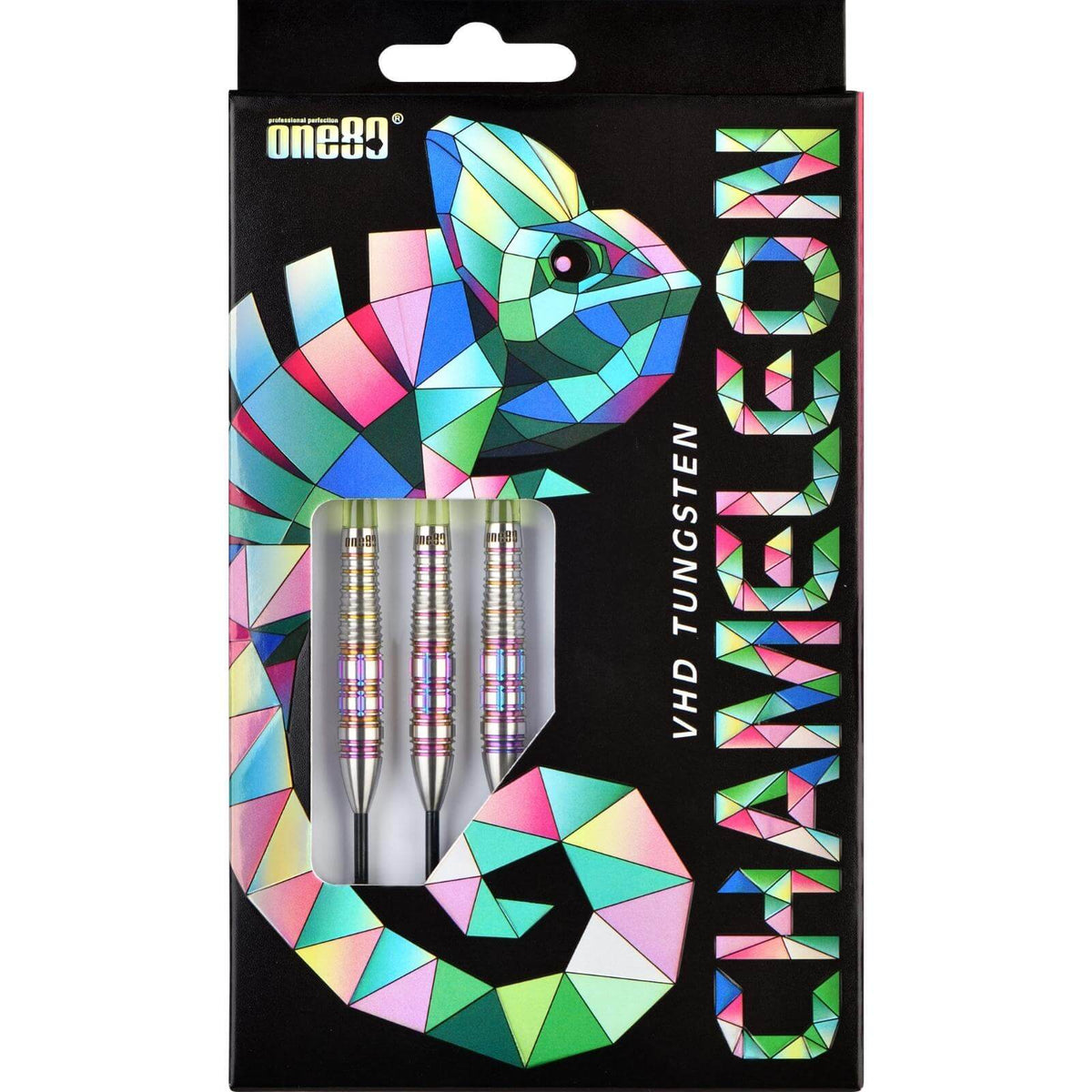 Darts - One80 - Chameleon Emerald Darts - Steel Tip - 90% Tungsten - 22g 24g 
