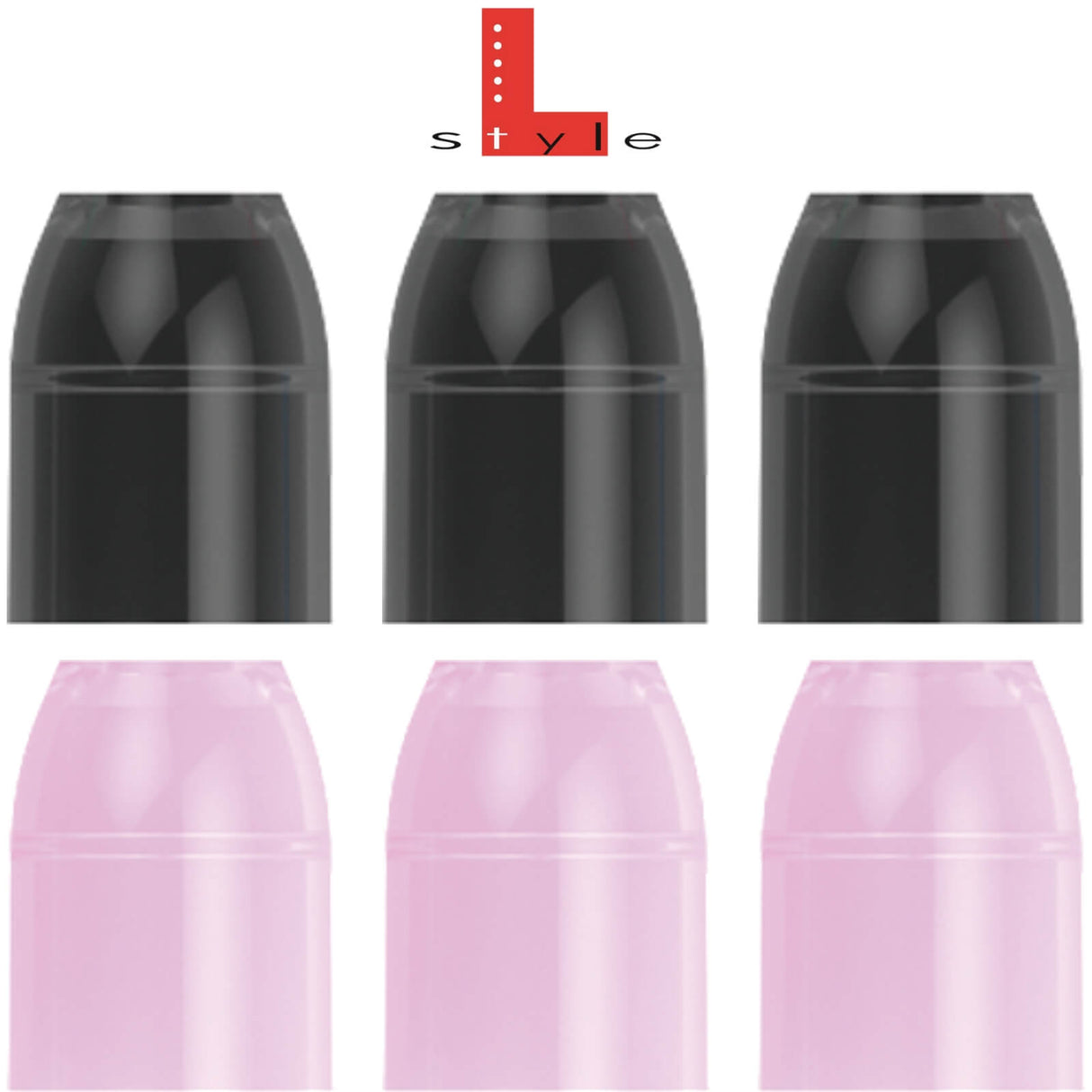 L-Style - Champagne Rings - Suit L-Flights - 6 Pack -