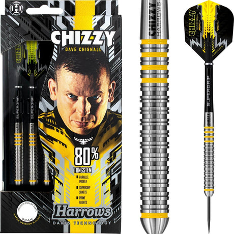 Harrows - Chizzy - Dave Chisnall Darts - 80% Tungsten - 21g 22g 23g 24g 25g 26g -