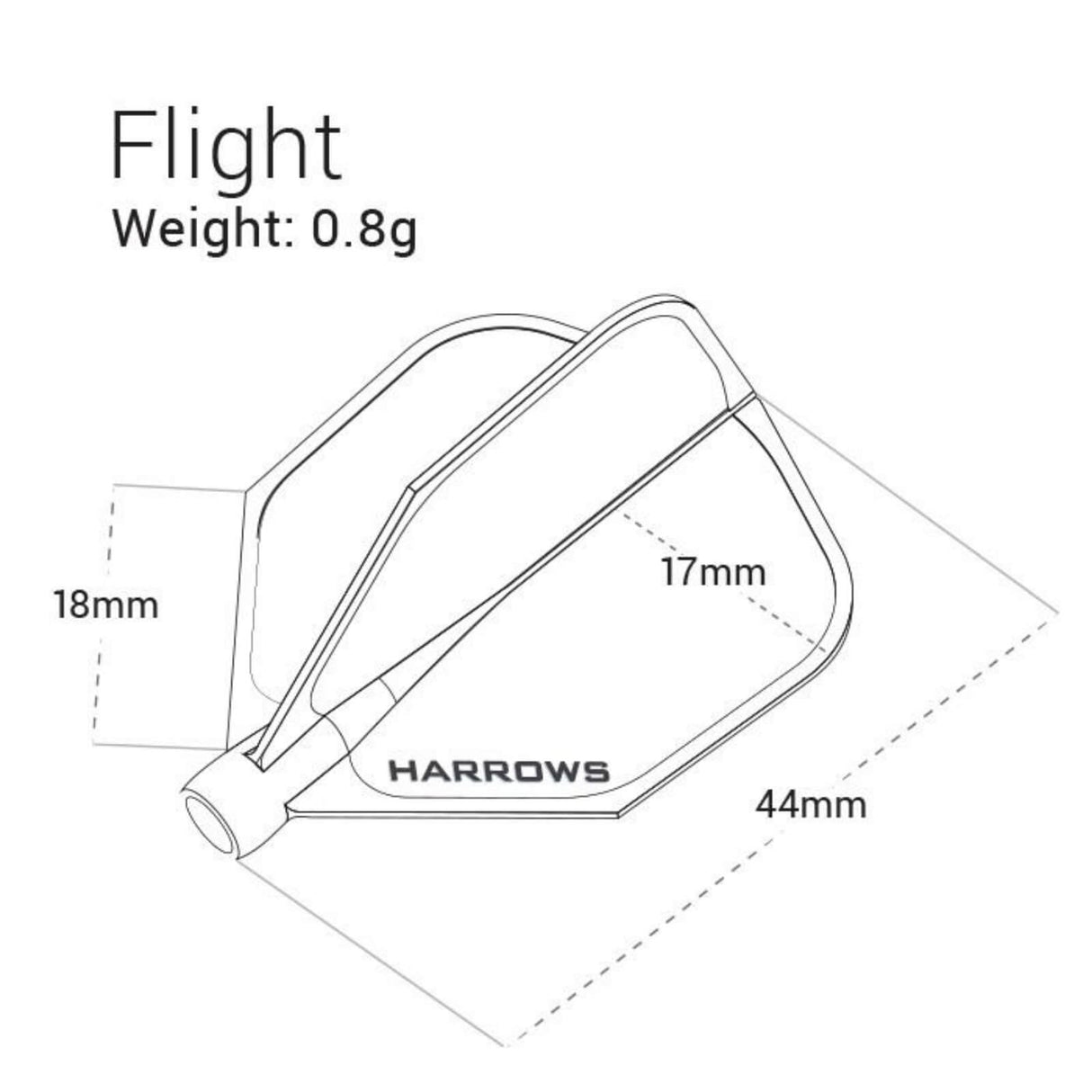 Harrows - Clic - Standard Dart Flights -