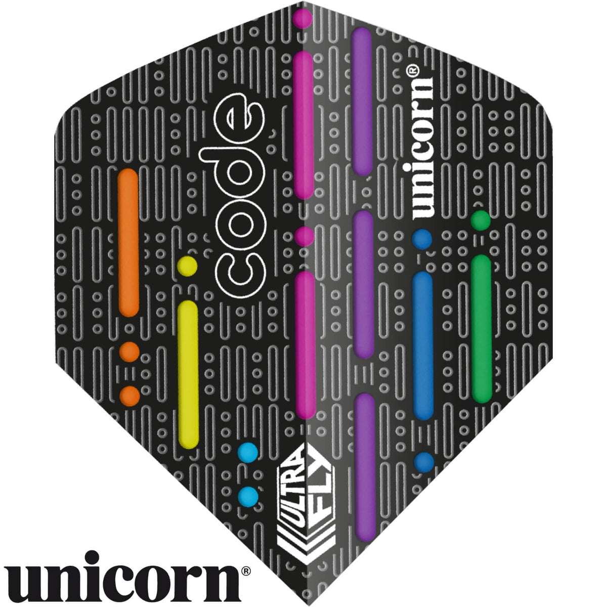 Dart Flights - Unicorn - Ultrafly Code DNA Dart Flights Big Wing