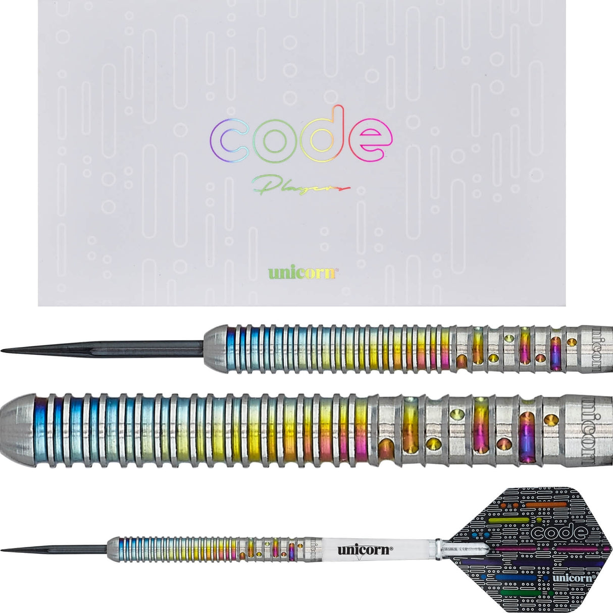 Unicorn - Code Gary Anderson Darts - 90% Tungsten - 21g 23g -
