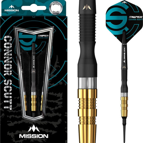Mission - Connor Scutt Darts - Soft Tip - 95% Tungsten - 20g -