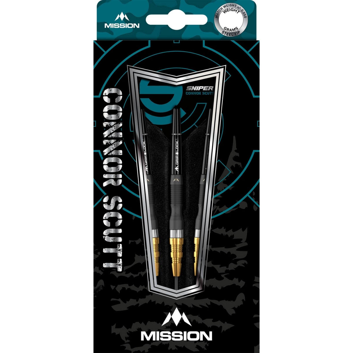 Darts - Mission - Connor Scutt Darts - Steel Tip - 95% Tungsten - 22g 24g 