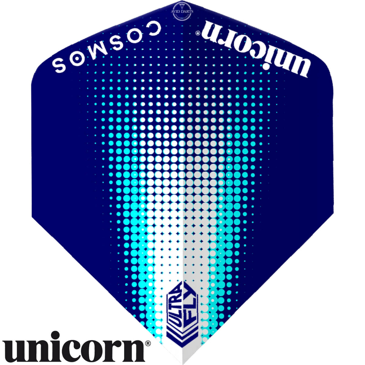 Dart Flights - Unicorn - Ultrafly Cosmos - Big Wing Dart Flights Comet