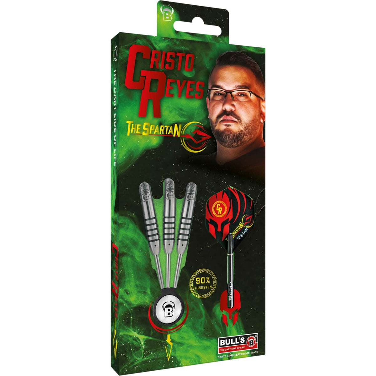 Darts - BULL&#39;S - Cristo Reyes Darts - Steel Tip - 90% Tungsten - 21g 23g 
