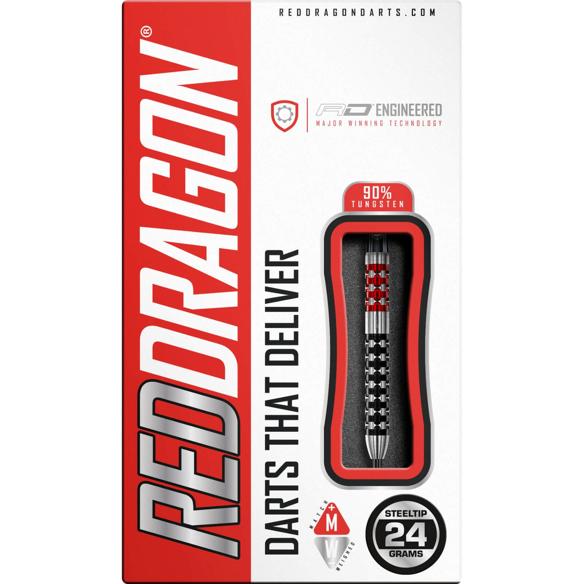 Darts - Red Dragon - Crossfire Darts - Steel Tip - 90% Tungsten - 22g 24g 26g 