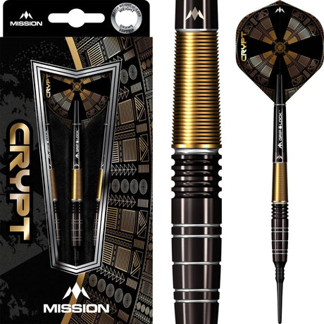 Mission - Crypt M1 Darts - Soft Tip - 90% Tungsten - 20g -