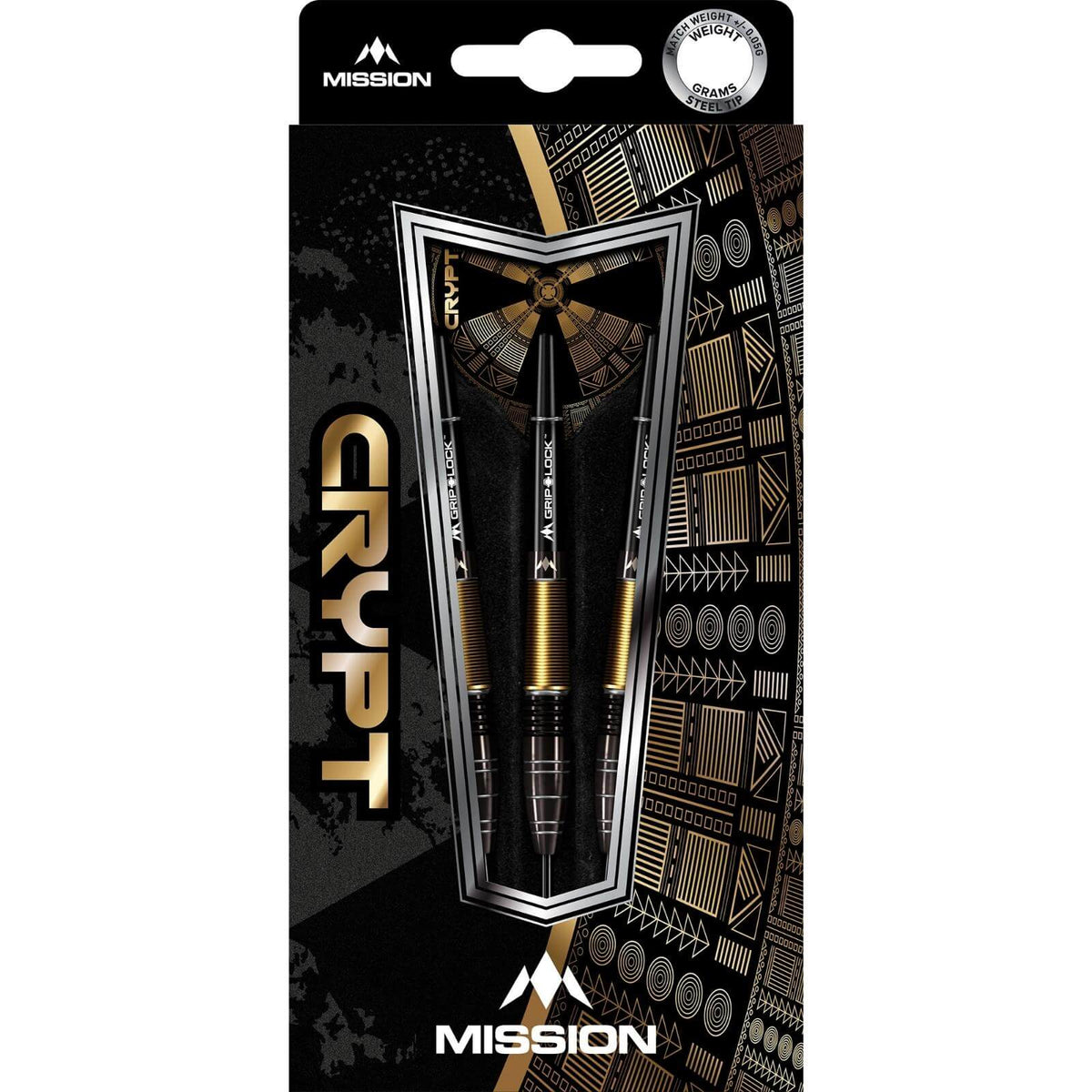 Darts - Mission - Crypt M1 Darts - Steel Tip - 90% Tungsten - 22g 24g 