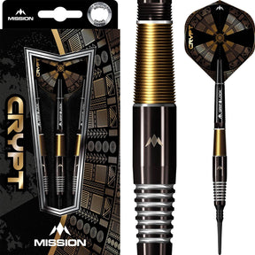 Mission - Crypt M2 Darts - Soft Tip - 90% Tungsten - 21g -