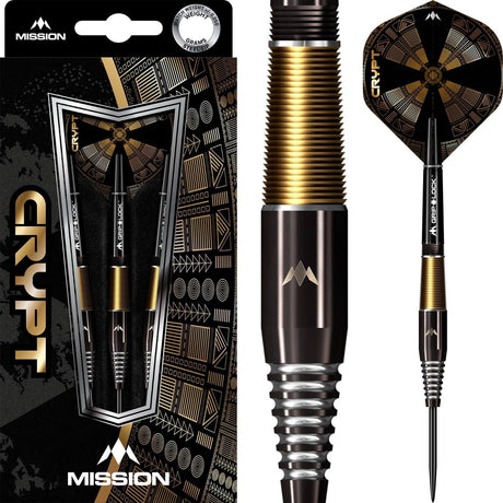 Mission - Crypt M2 Darts - 90% Tungsten - 21g 23g -