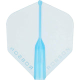 Robson - Plus Crystal - Big Wing Dart Flights - Blue