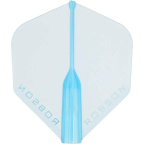 Robson - Plus Crystal - Big Wing Dart Flights - Blue