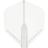 Robson - Plus Crystal - Big Wing Dart Flights - Clear