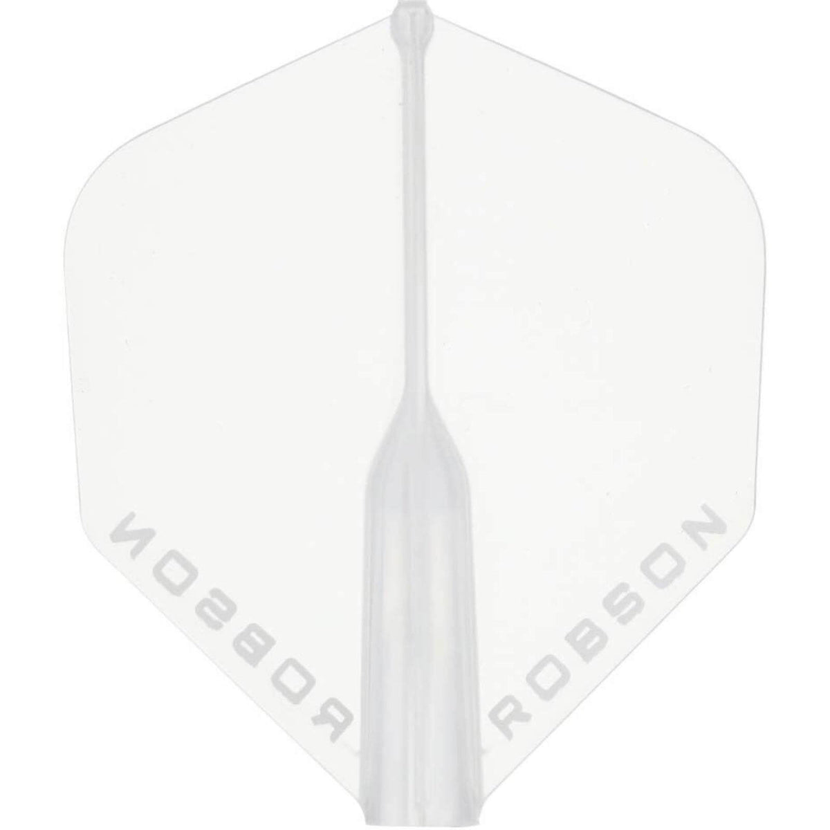 Dart Flights - Robson - Plus Crystal - Big Wing Dart Flights Clear