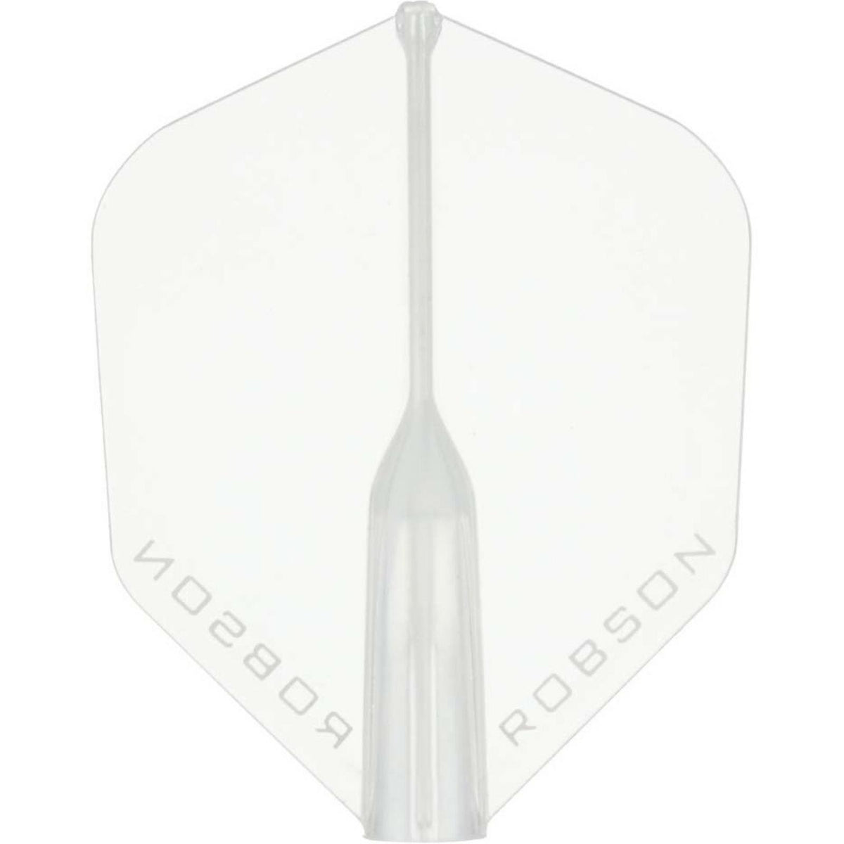 Dart Flights - Robson - Plus Crystal - Standard Dart Flights Clear