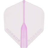 Robson - Plus Crystal - Big Wing Dart Flights - Pink