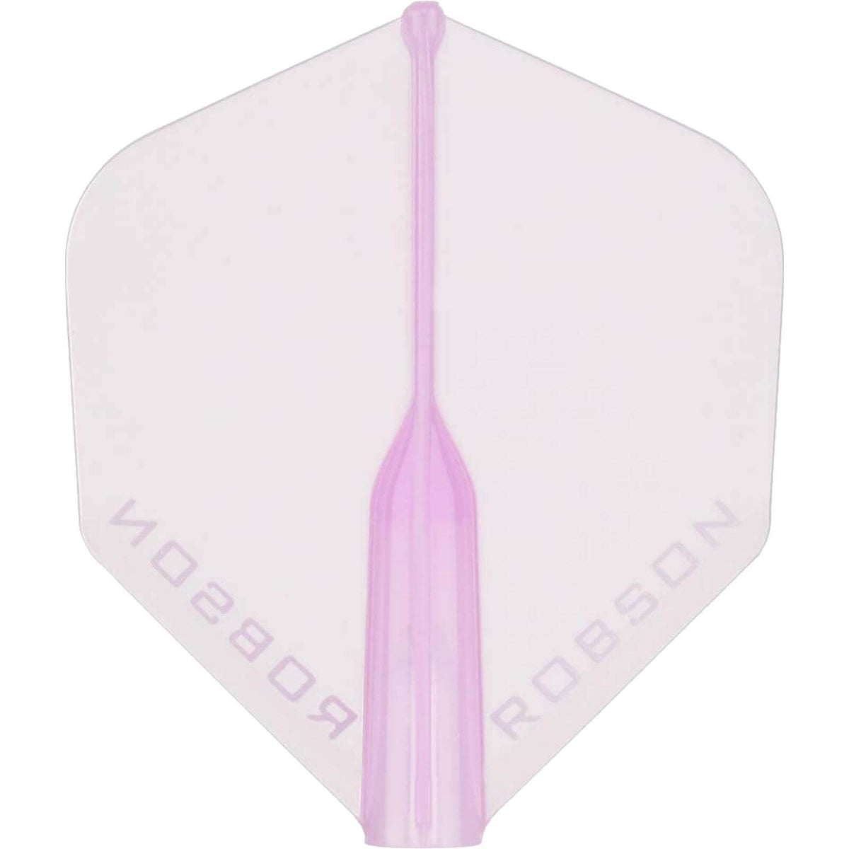 Dart Flights - Robson - Plus Crystal - Big Wing Dart Flights Pink