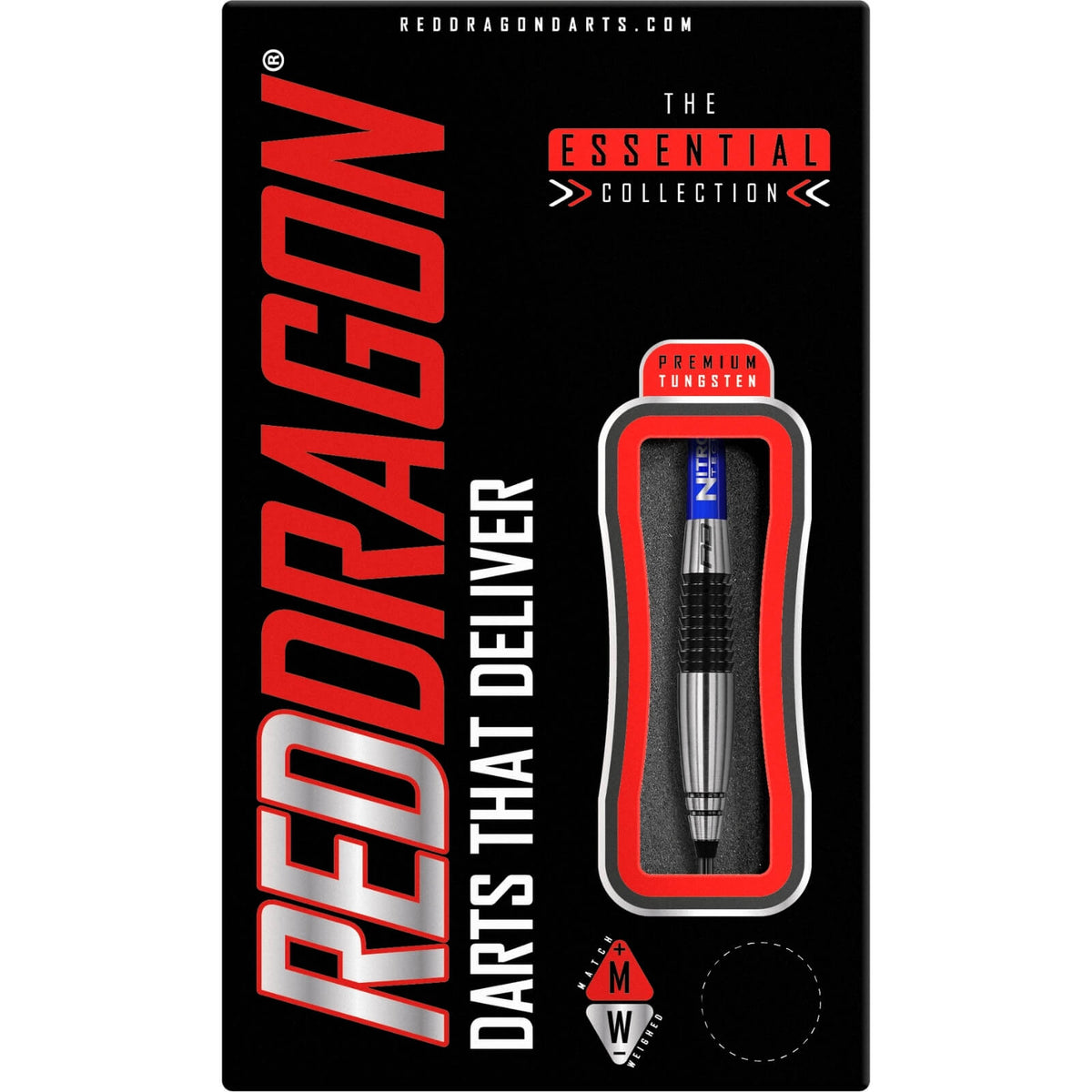 Darts - Red Dragon - Cyclone Darts - Steel Tip - 90% Tungsten - 23g 25g 